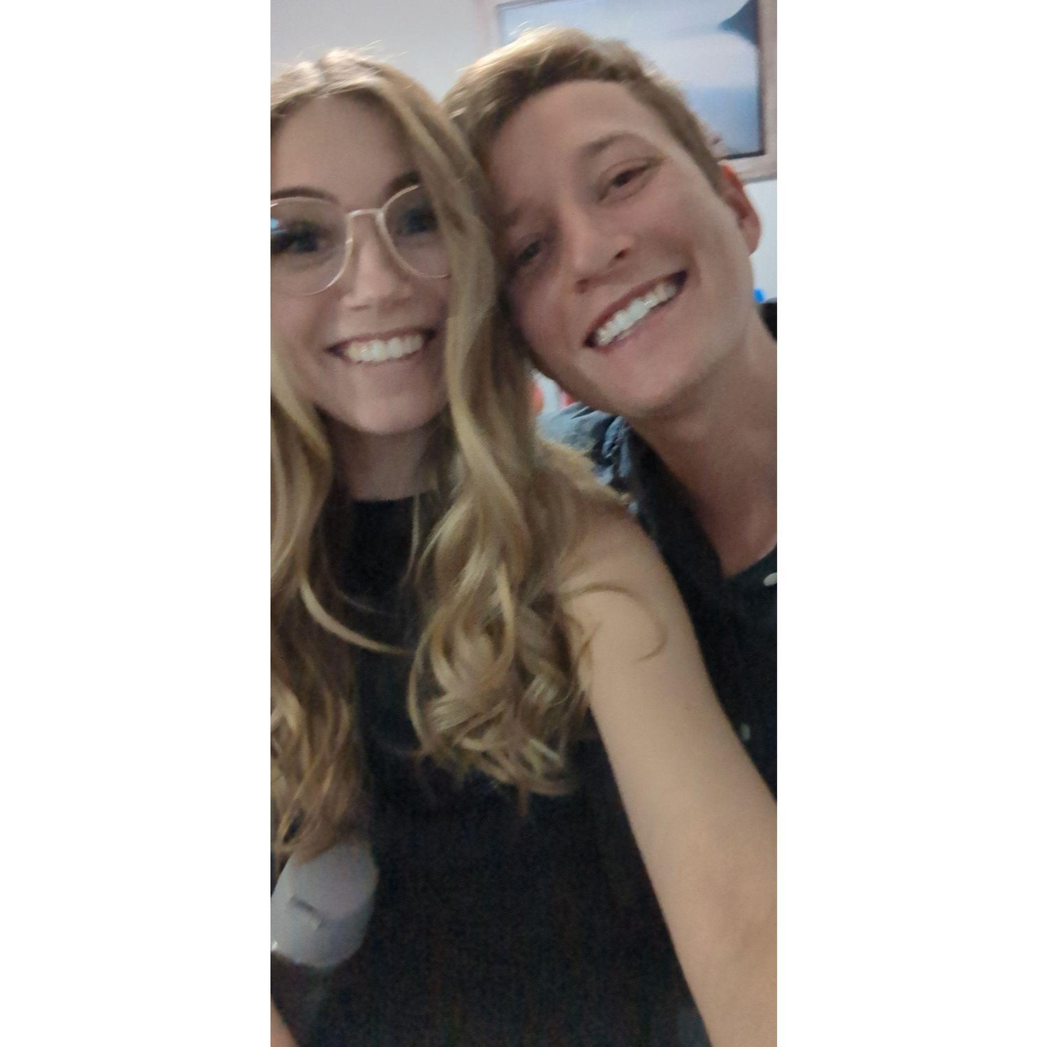 This photo was taken on the day Brett asked me to be his girlfriend.