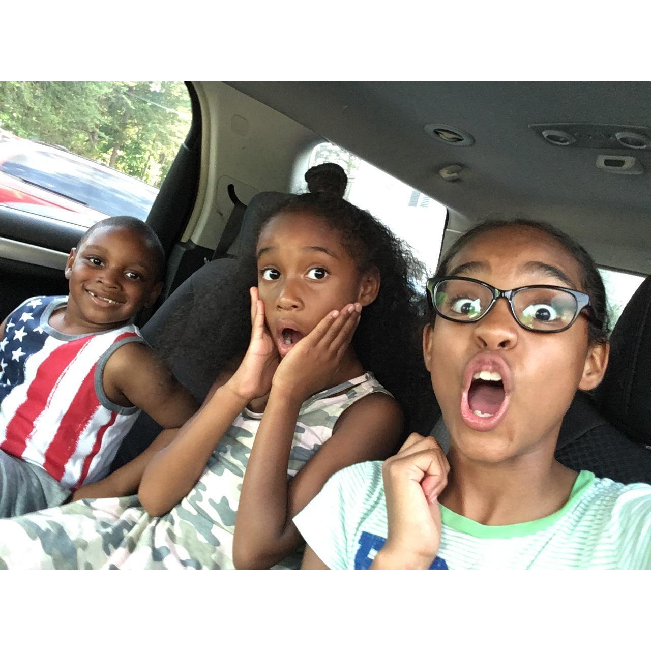 "Let's take over the phone and take silly pictures"