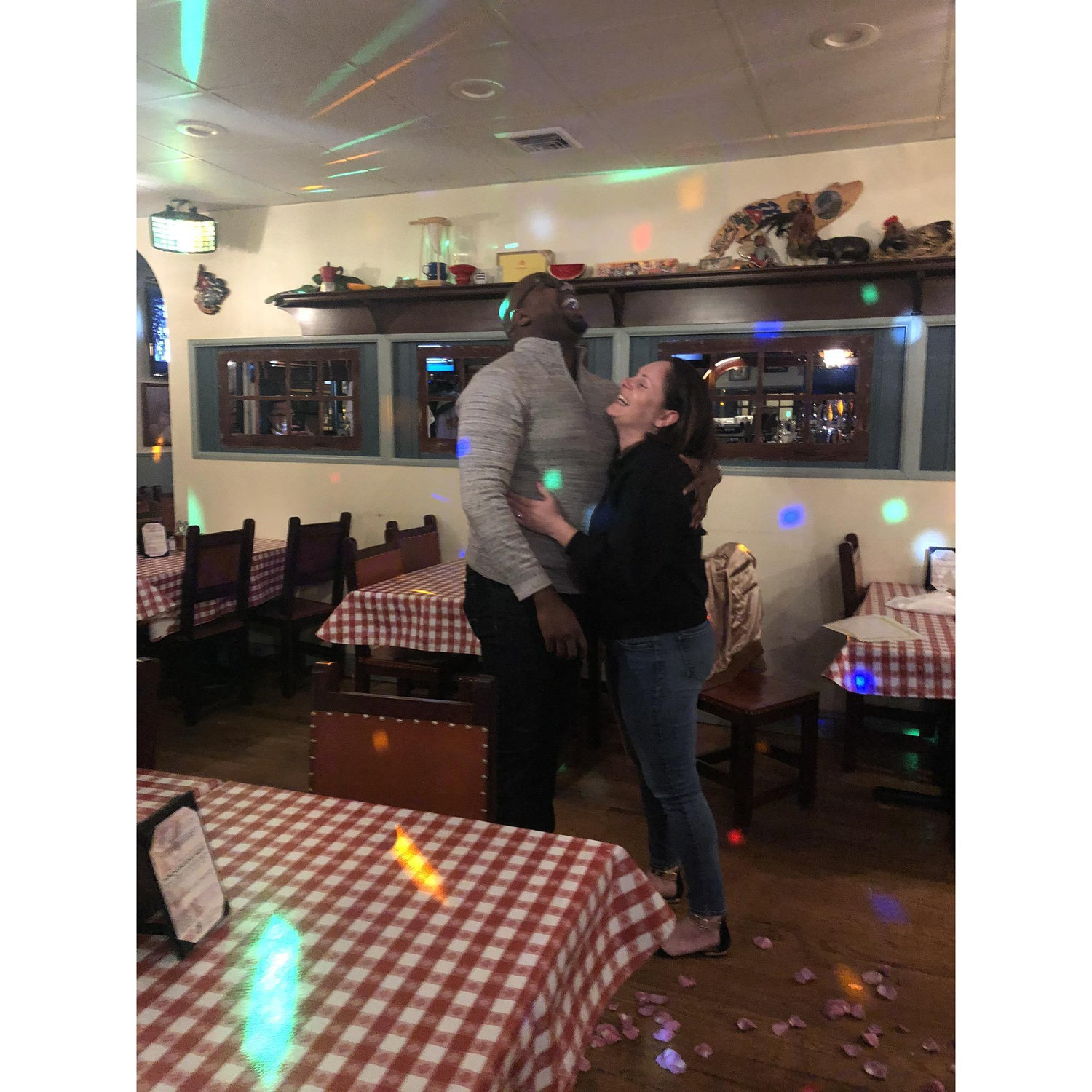 After she said YES!
