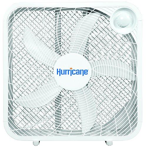 Hurricane 736501 Box 20" Floor Fan, Classic White