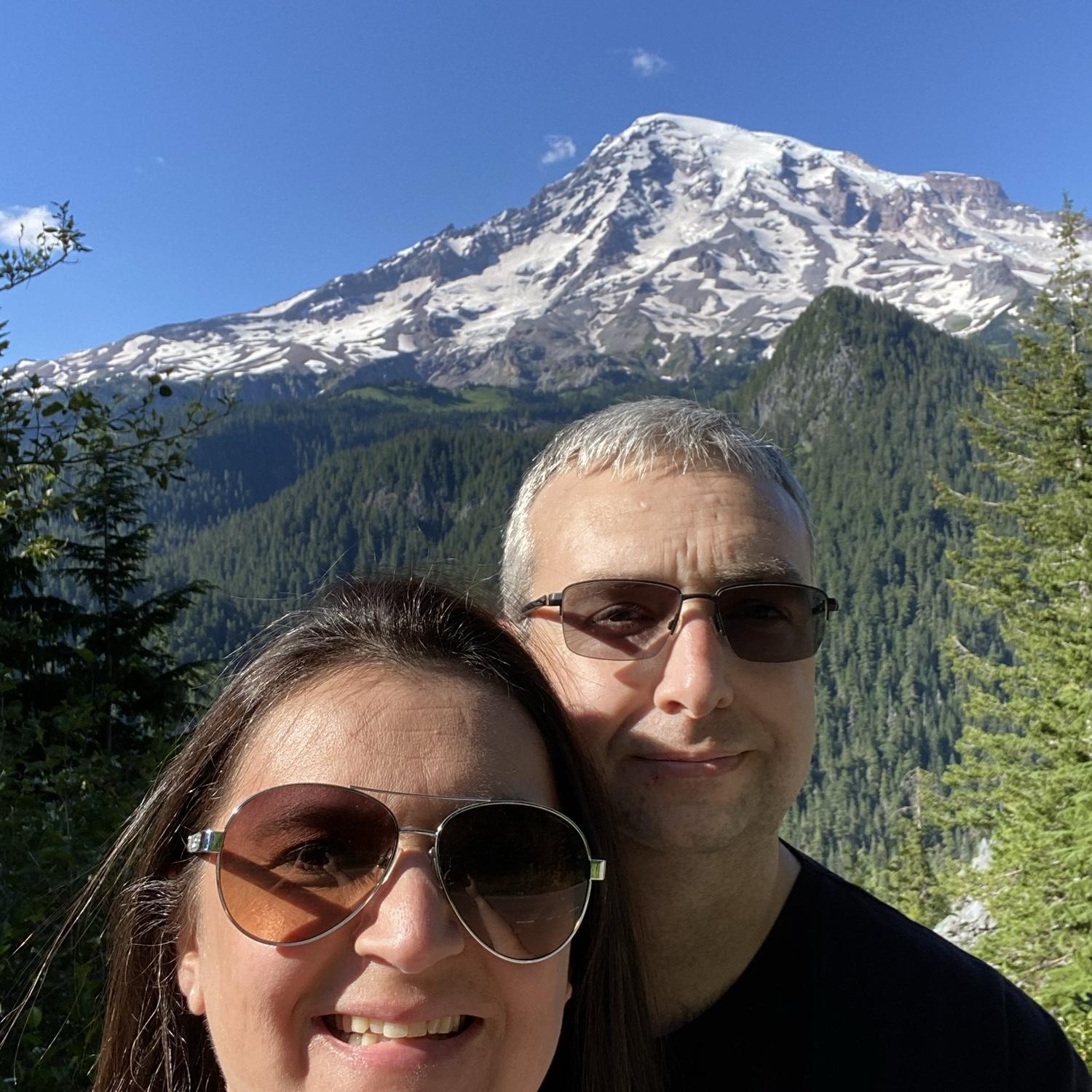 First trip to Mt Rainier for both of us!