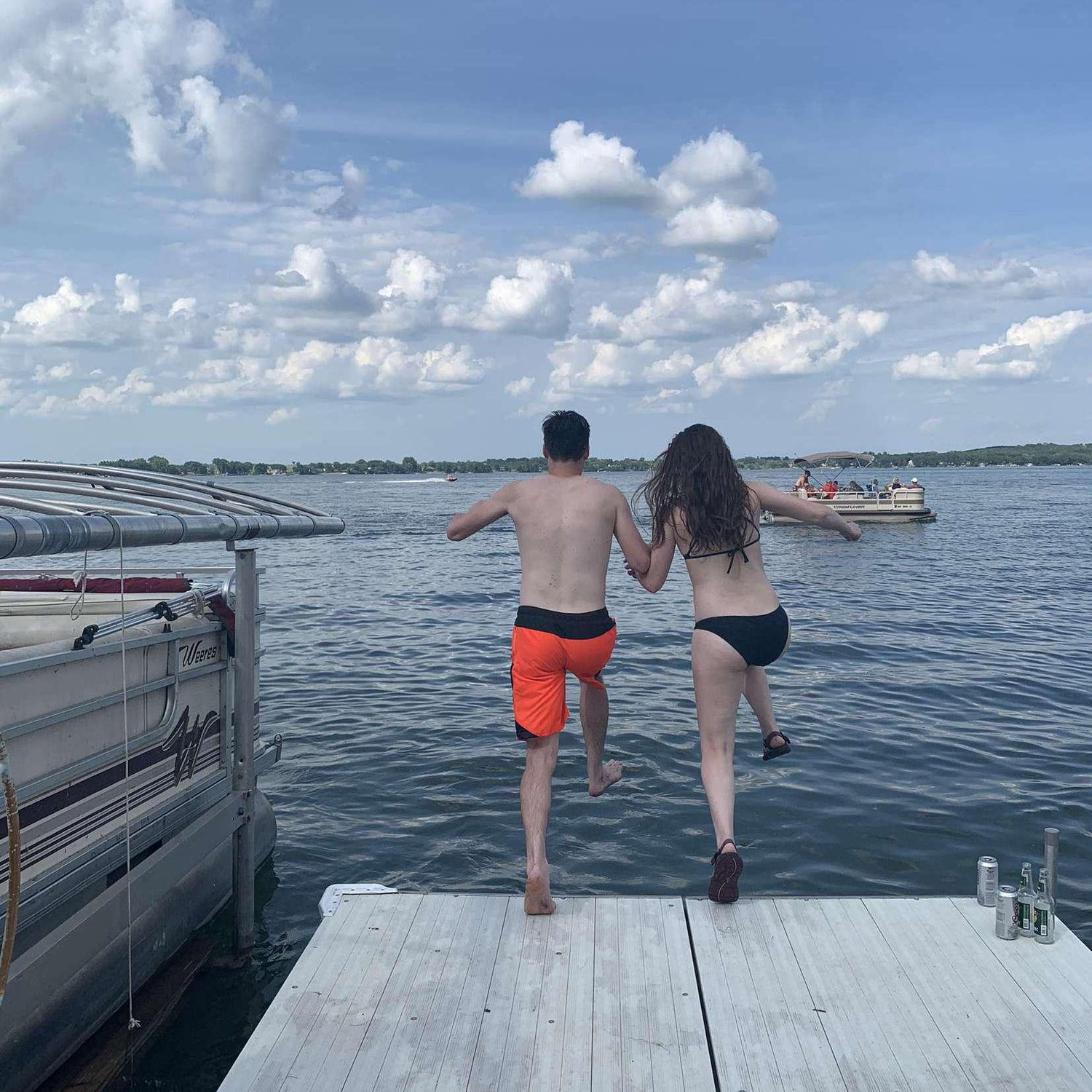 Jordan took Madeline to Minnesota for their first Fourth of July together!