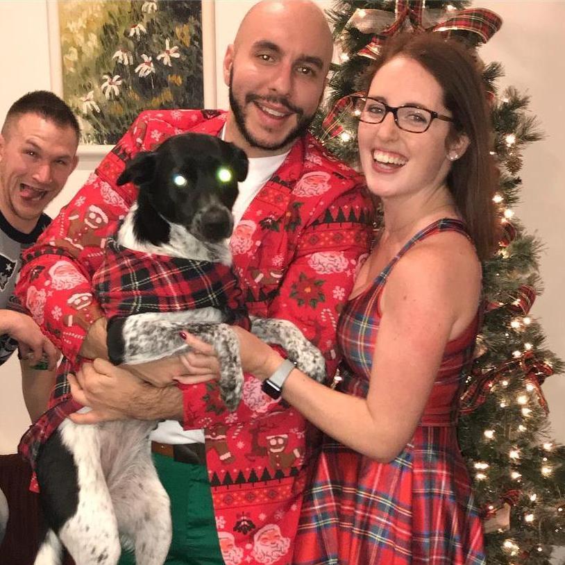 Only a couple weeks into officially dating, Eric was thrown into the annual Ugly Sweater Friendsgiving and I learned just how valuable he was in the kitchen