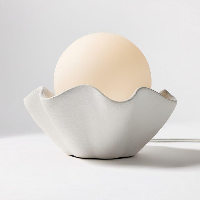 Shell Ceramic Lamp, Shell, Ceramic