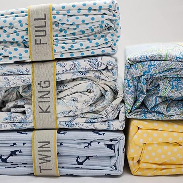 Sheet Keepers Closet Organization – Bed Sheet Organizer – Closet Organizer Sheet Bands Bed Linen Label – Bed Sheet Storage Sheet Labels for Bed Each Order Contains 2 Bands (King)