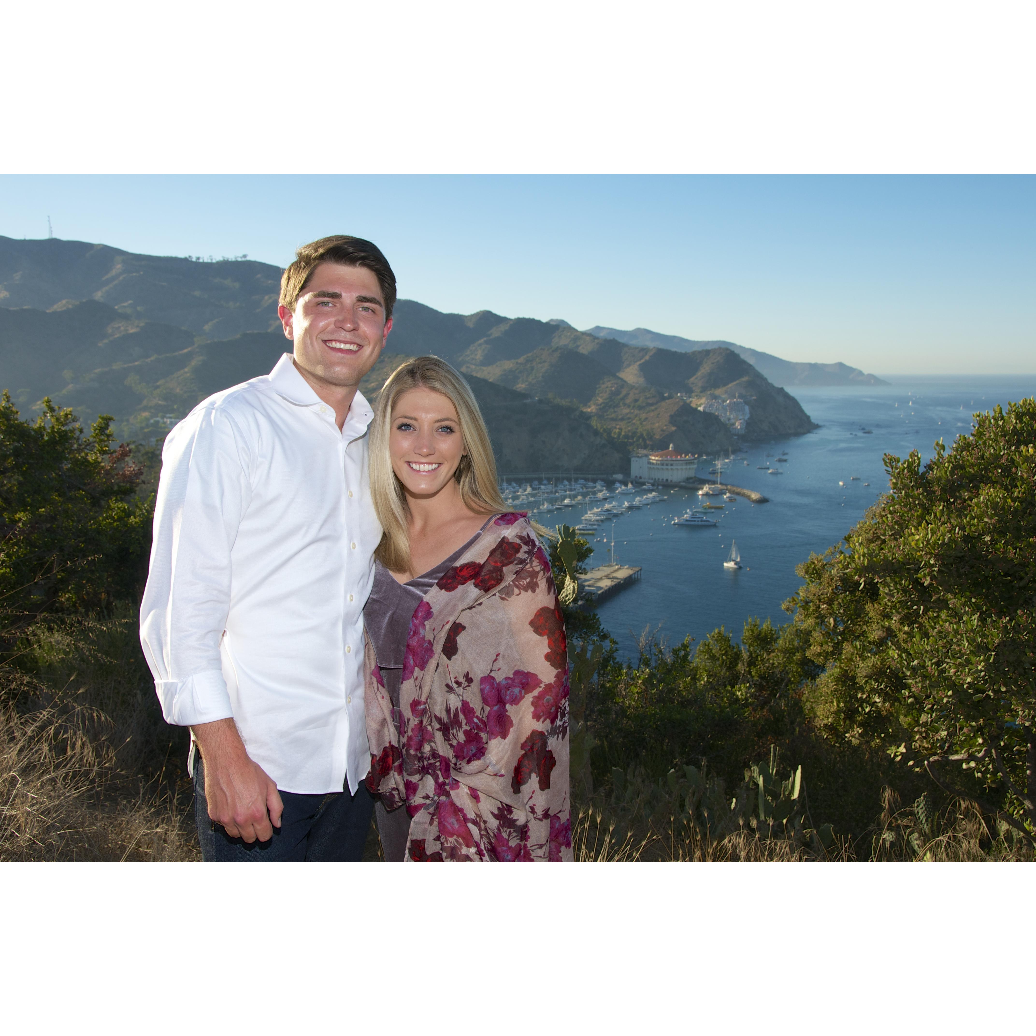 Engagement weekend on Catalina Island, CA