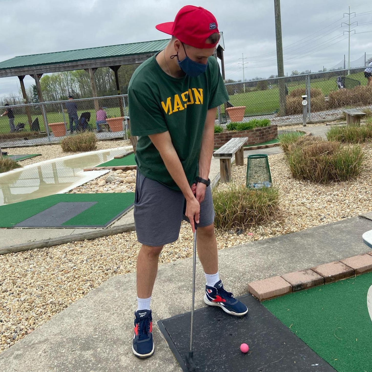 One of many putt putt games that I have lost to Aaron.