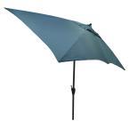 10 ft. x 6 ft. Aluminum Patio Umbrella in Charleston with Tilt