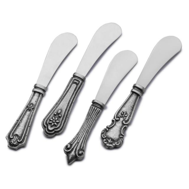Towle Living® Texture Spreaders in Antique Silver (Set of 4)
