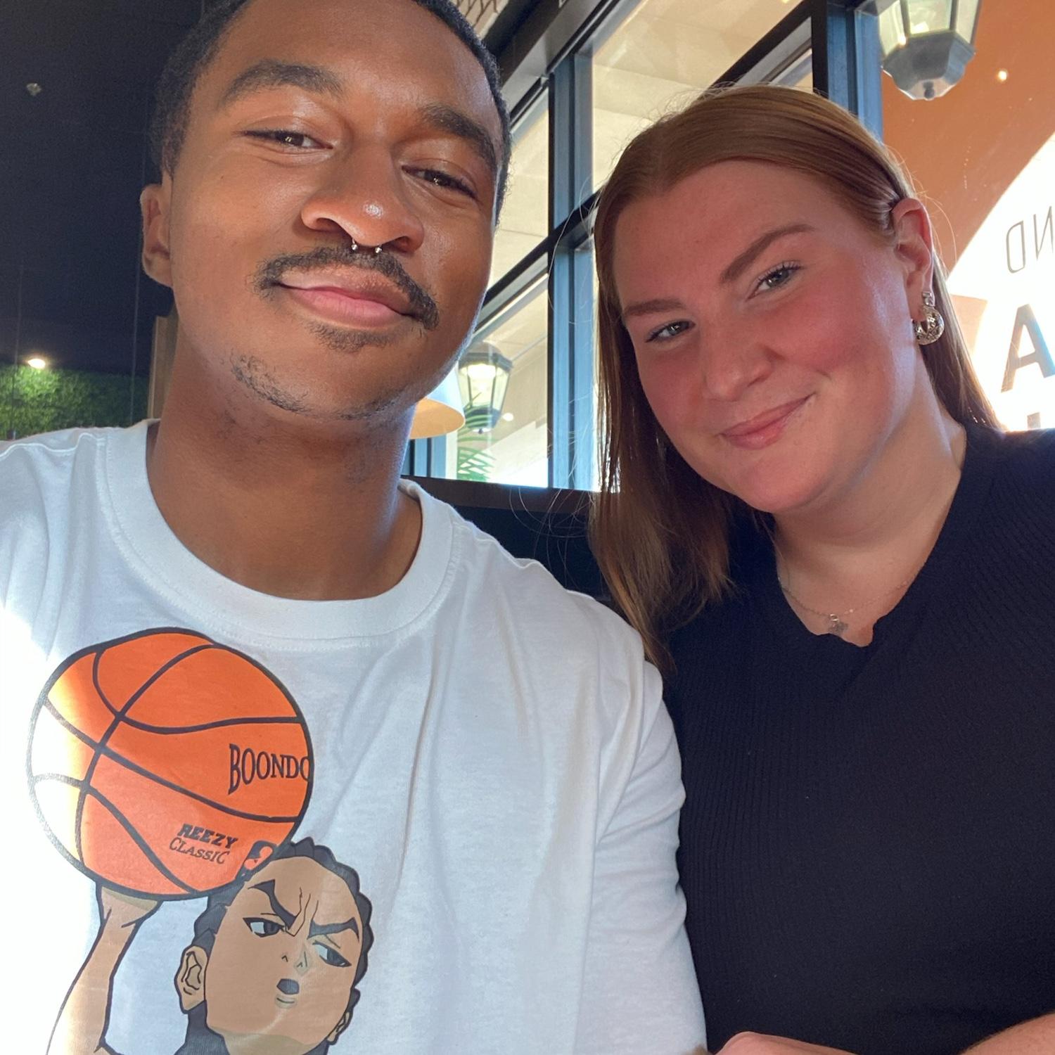 Julia came to surprise Marquis in Houston