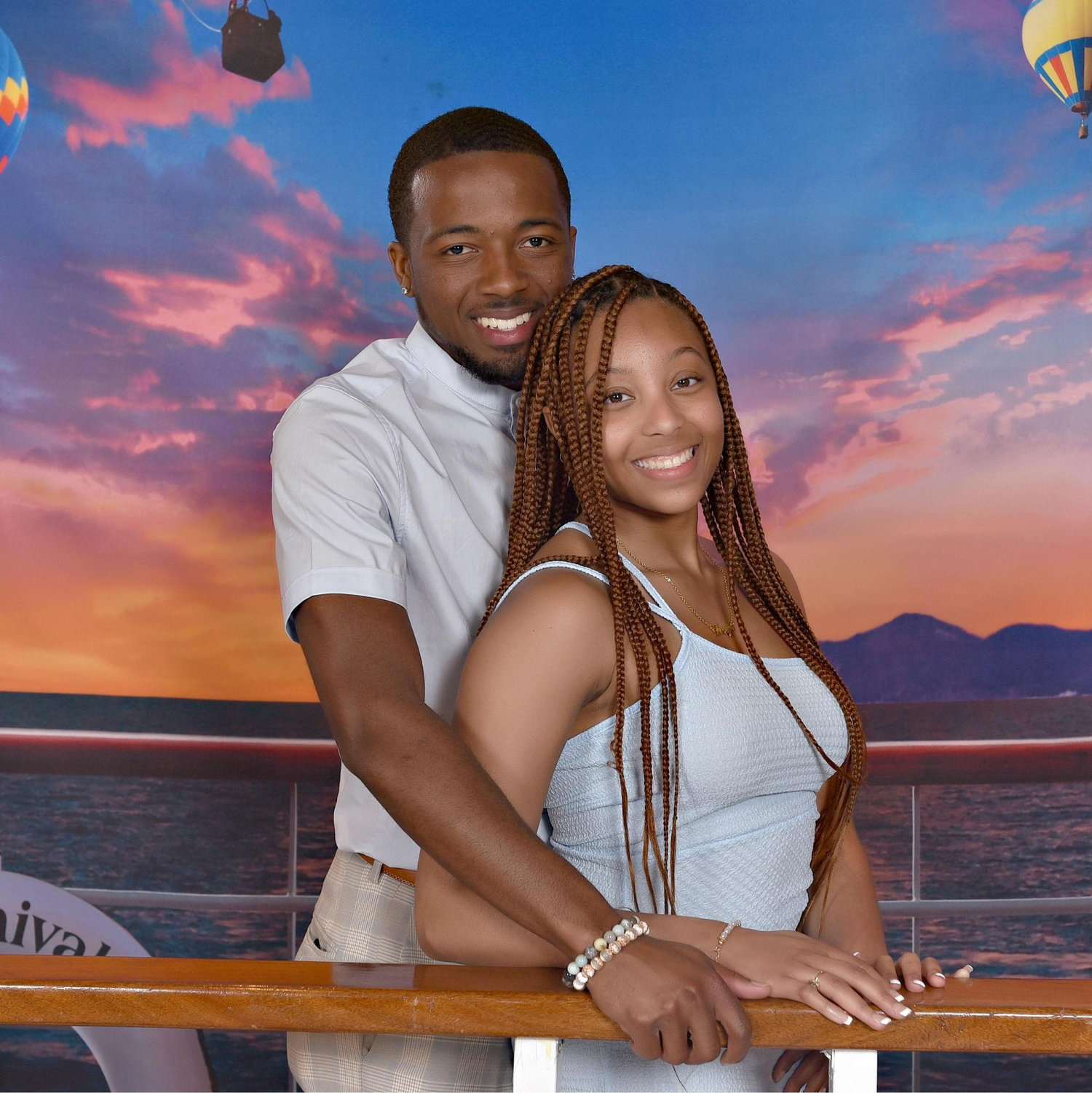 Our 1-year anniversary on Carnival Mardi Gras, 2024