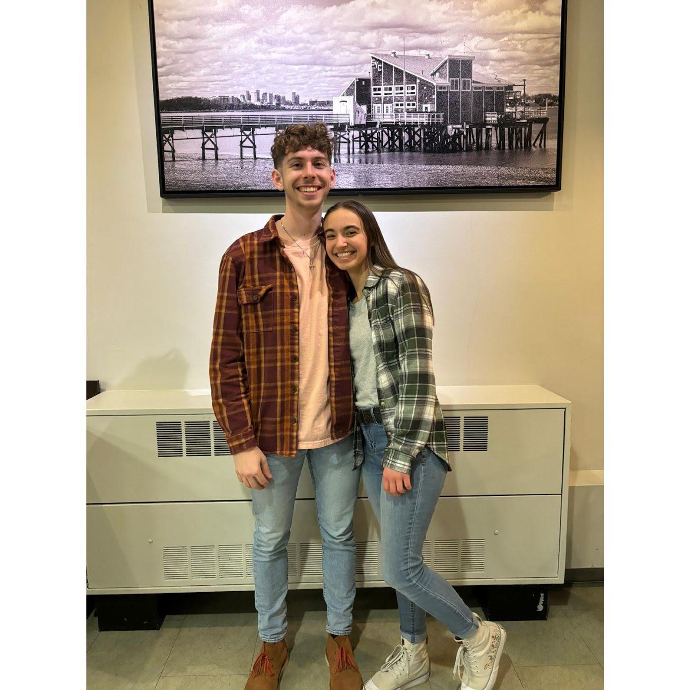 We can't share our story without mentioning the place that brought us together. This photo is from the student center of ENC's campus. We're forever grateful for this place and all it brought us.