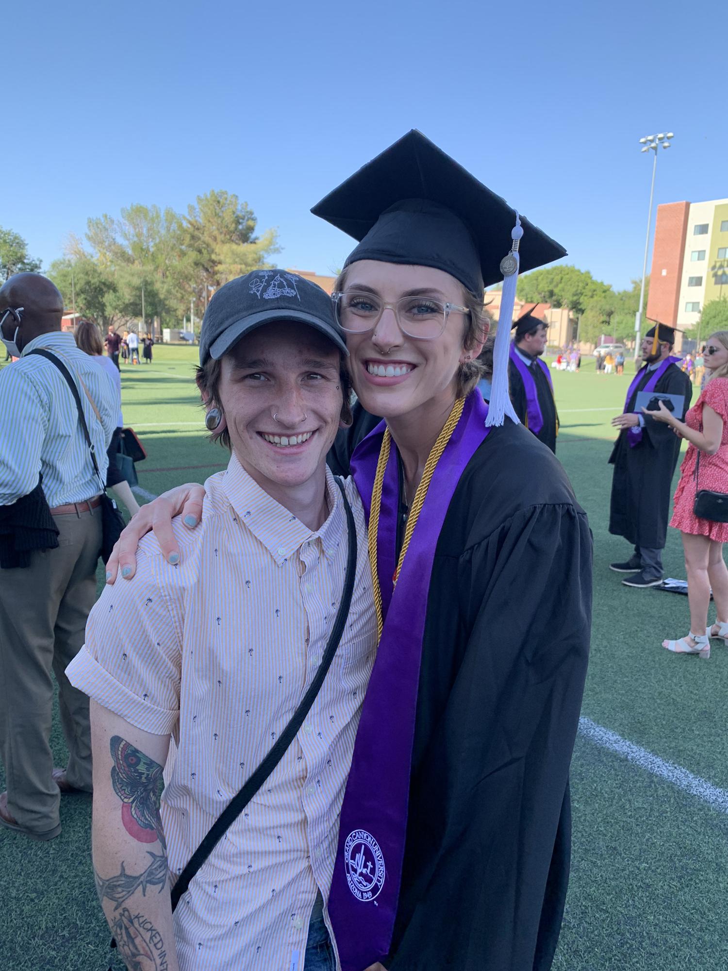 When Rosalie finally got to walk for college graduation