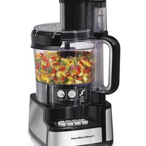 Hamilton Beach 70725A 12-Cup Stack & Snap Food Processor and Vegetable Chopper Black