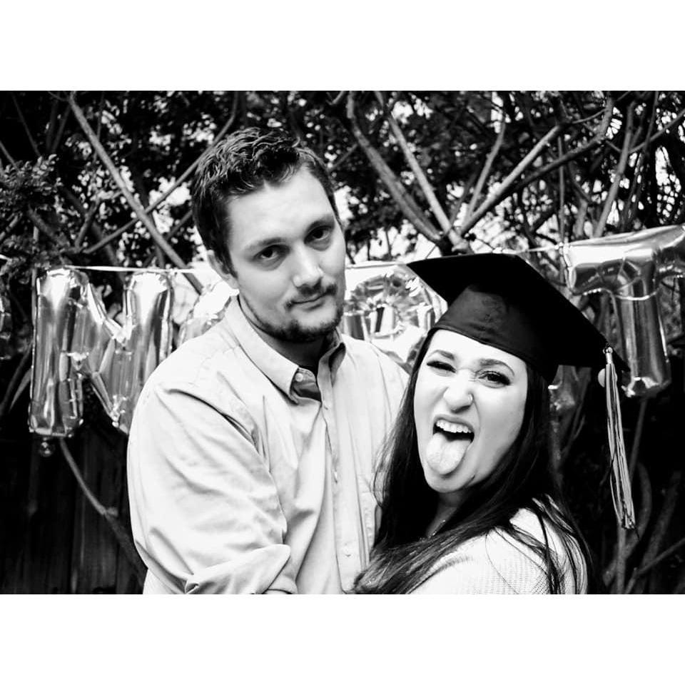 Zack gets his Bachelors!