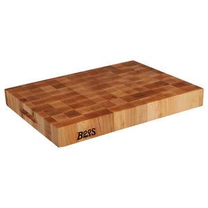 John Boos Reversible End Grain Maple Chopping... - Butcher Block Co.