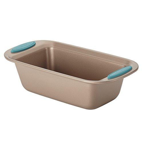 Rachael Ray 46680 Cucina Bakeware Meatloaf/Nonstick Baking Loaf Pan, 9 Inch x 5 Inch, Latte Brown
