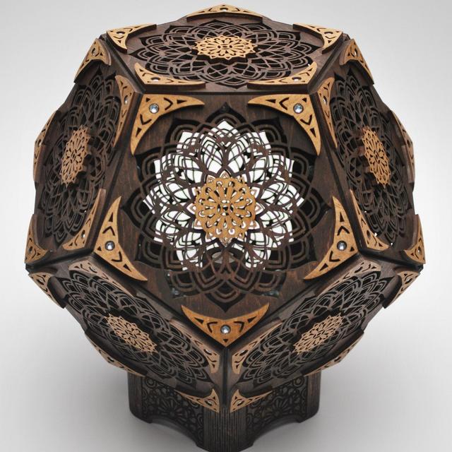 Mandala Dodecahedron Night Light Accent...
