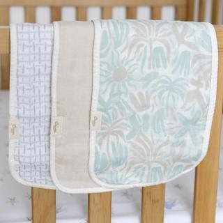 Cove Beach Life Assorted Baby Burp Cloth, Set of 3