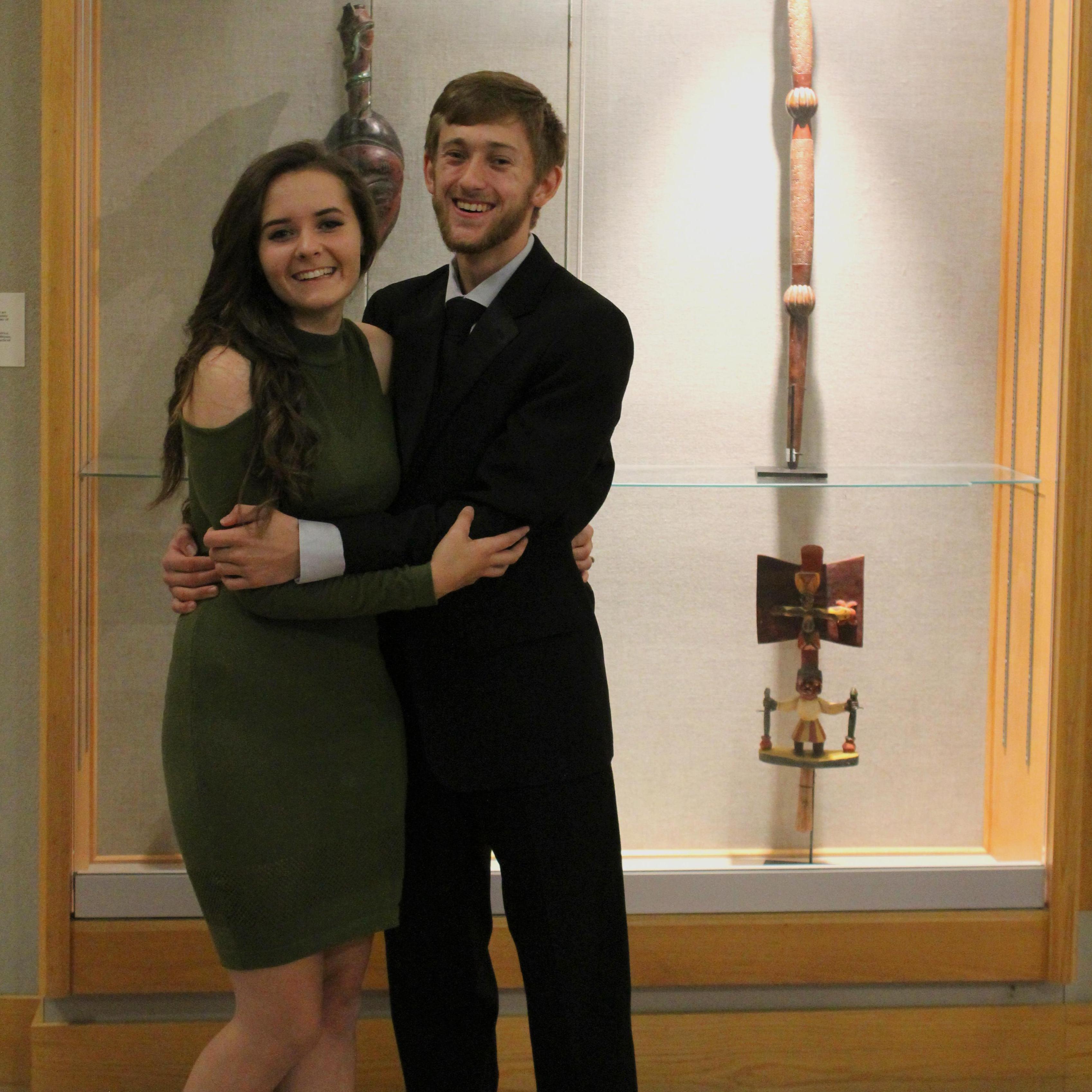 This was taken shortly before our senior year homecoming dance! :)
