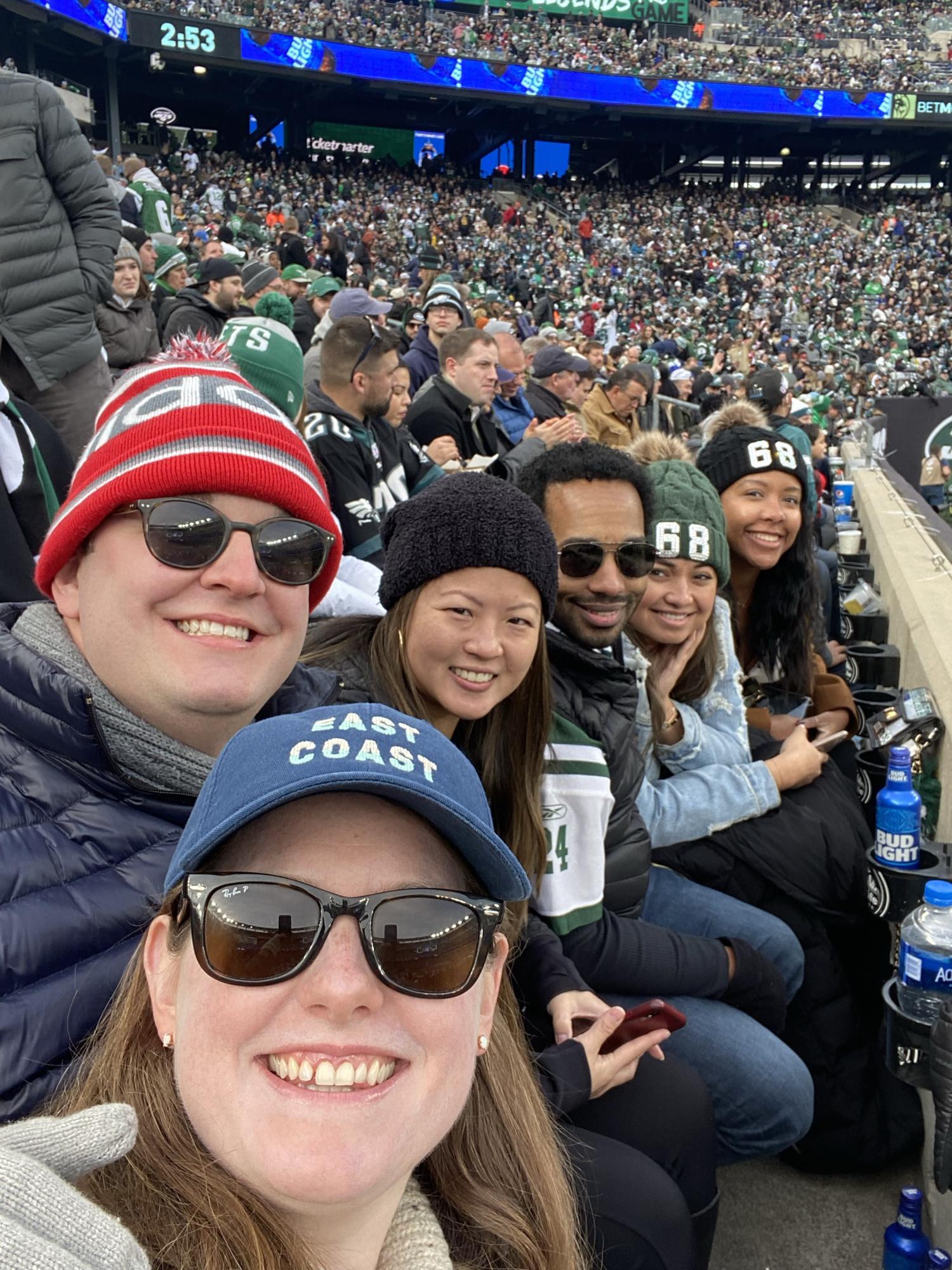 Eagles-Jets Game. December 2021.