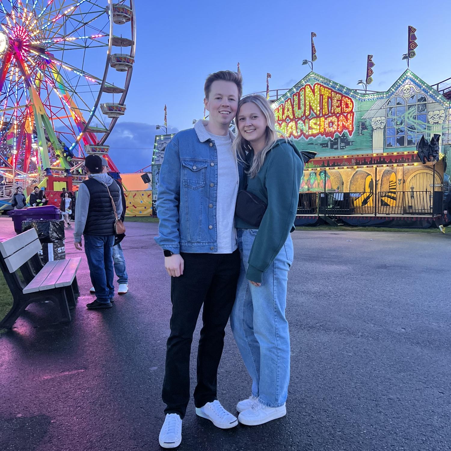 First picture together at Puyallup Spring Fair!