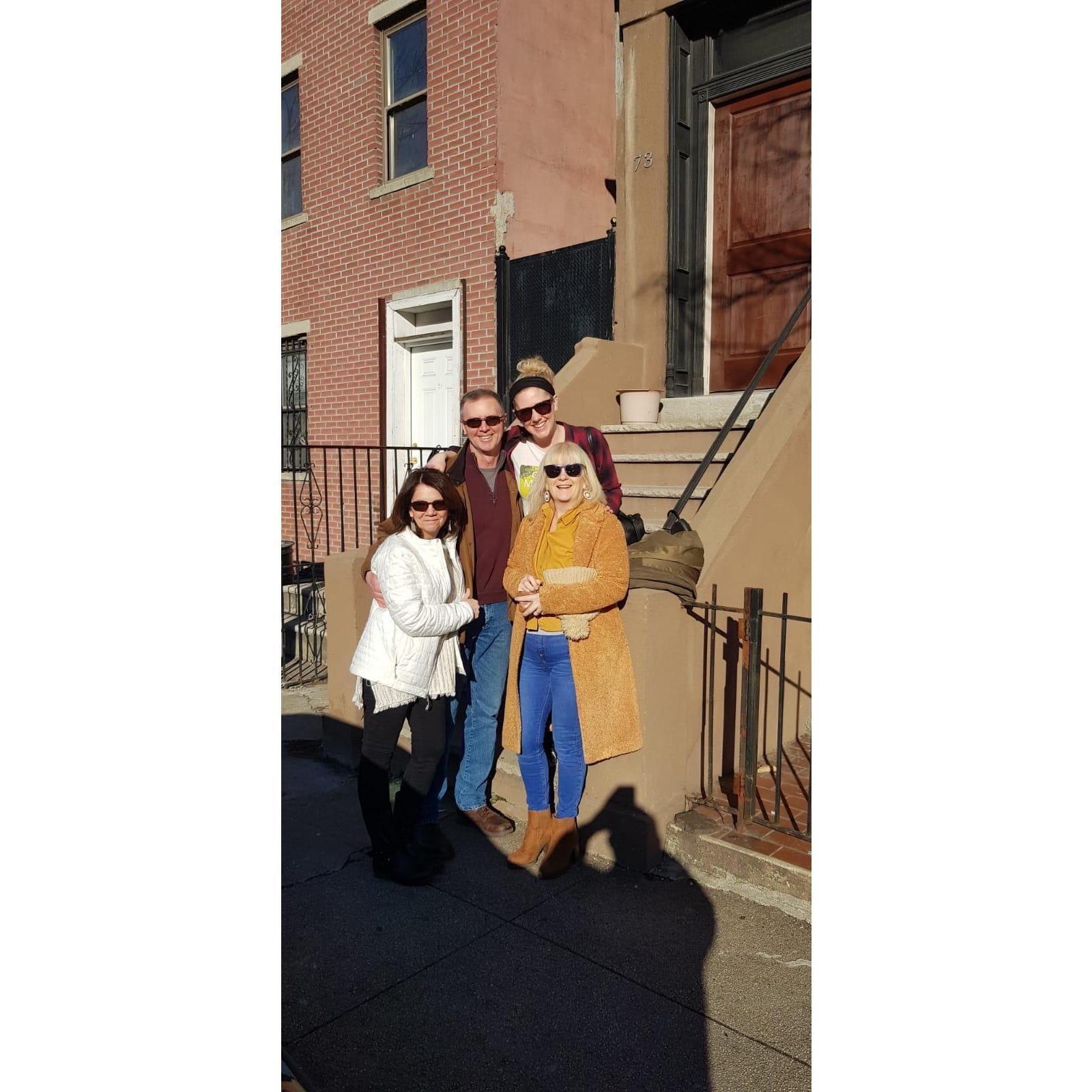The Seipels and the Brownes in Brooklyn