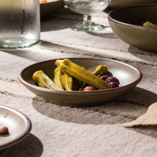 Side Coupe Plate, Set of 4