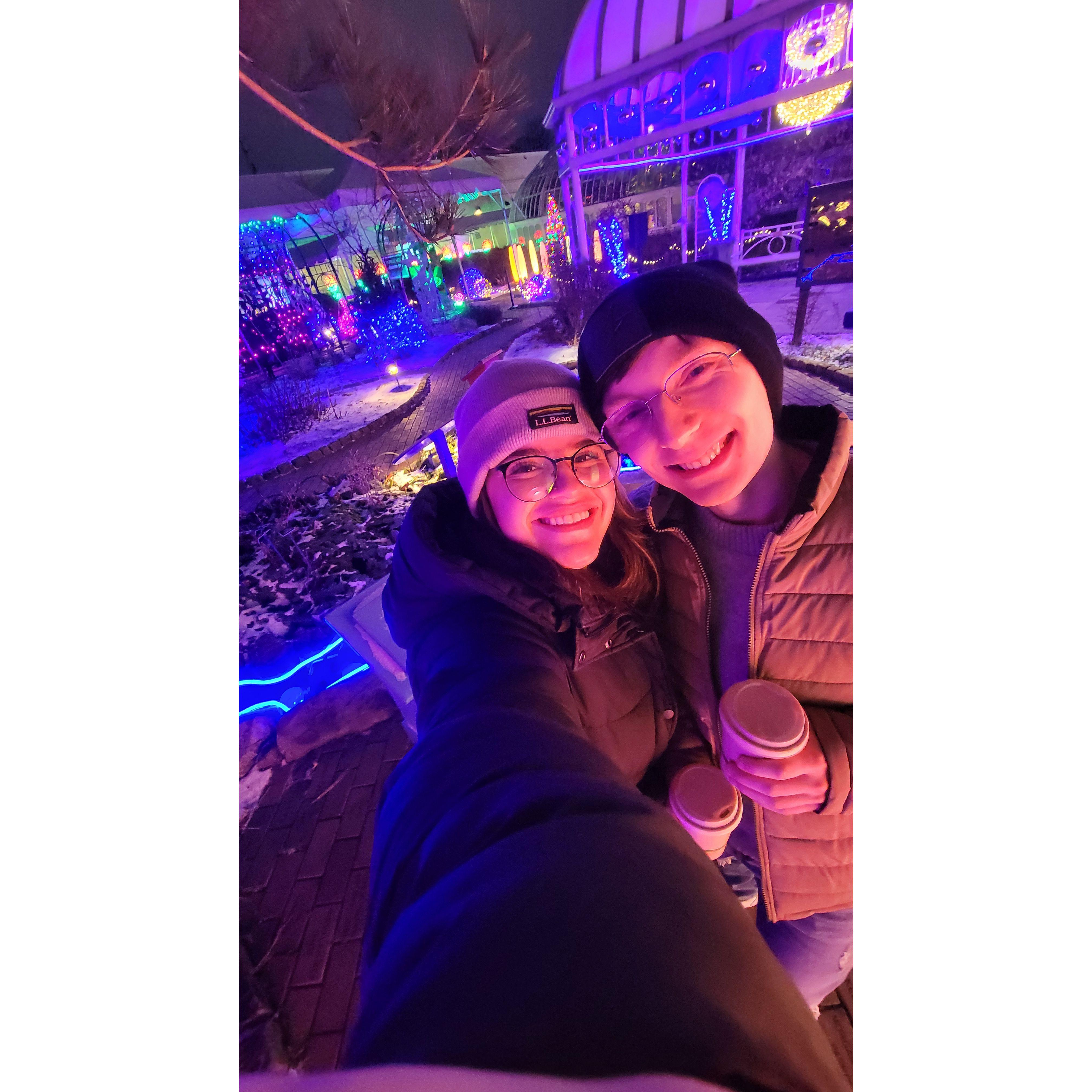 Pittsburgh light show!!