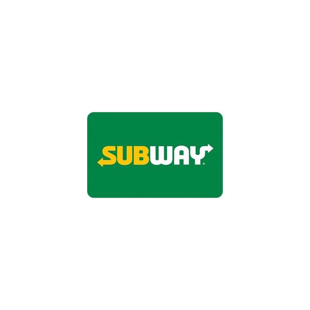 Subway $25 Gift Card