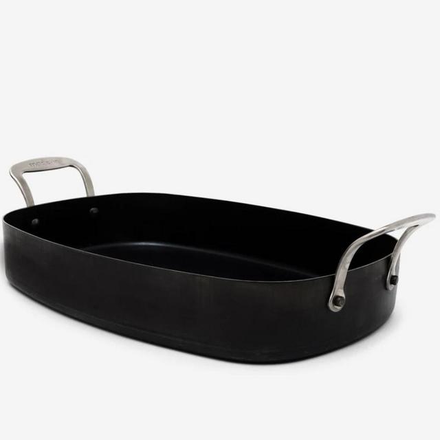 Blue Carbon Steel Roasting Pan