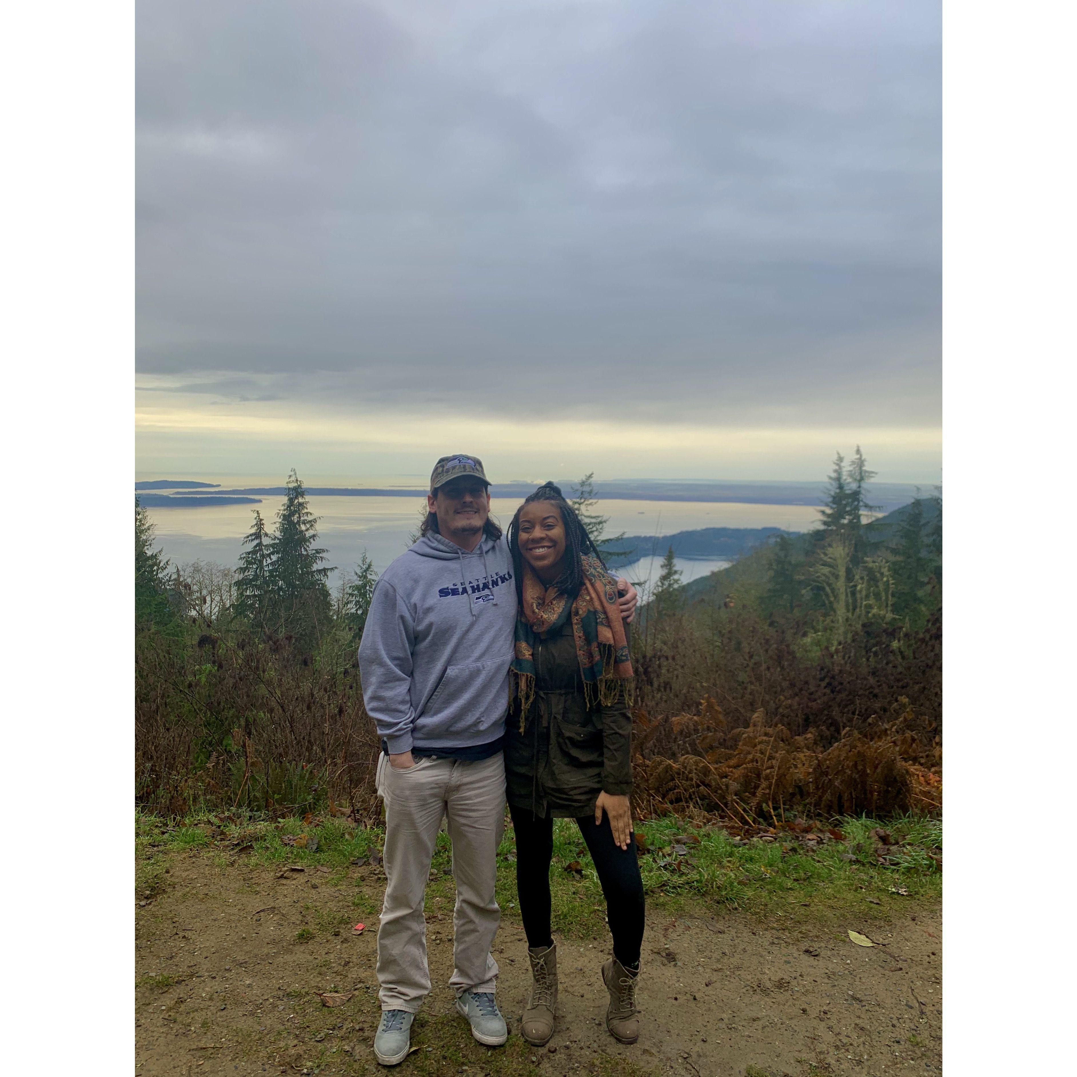 The first time Patrick took me to Bellingham!