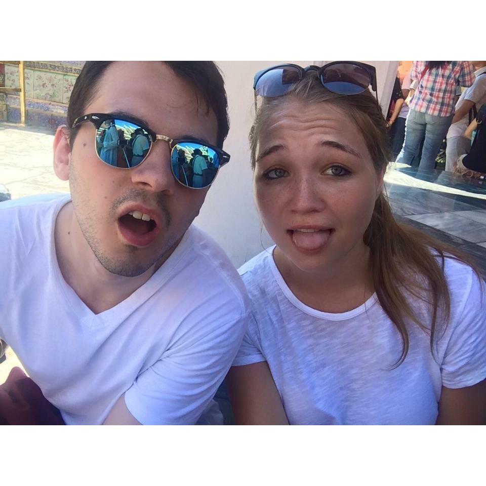 Sweating our faces off in Bangkok