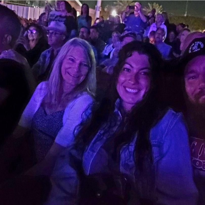 Cheap Trick concert with mama