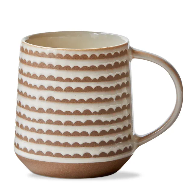tag Miley Coffee Mug White Multi Stoneware Everyday 17oz Dishwasher Safe