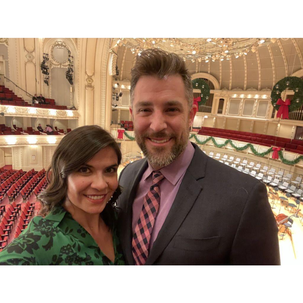 2023: Laura tried to impress Cam with tickets from a client to Handel's Messiah. It worked.