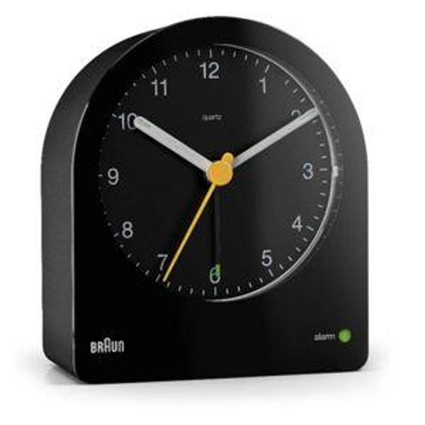 EMF-Free & Blue Light-Free Alarm Clock // black on black