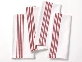 Coyuchi Farmhouse Organic Stripe Napkins, Set of 4