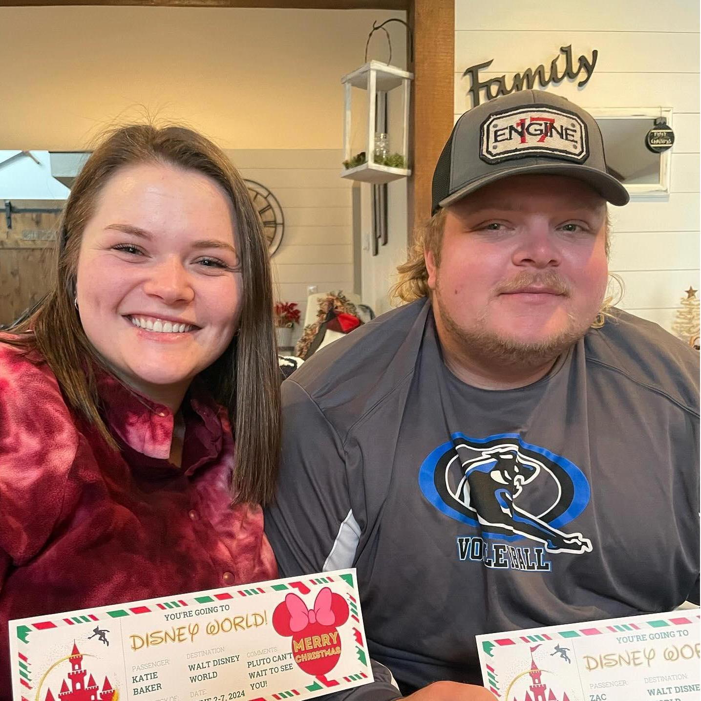 Zac surprised Katie with a trip to DISNEY