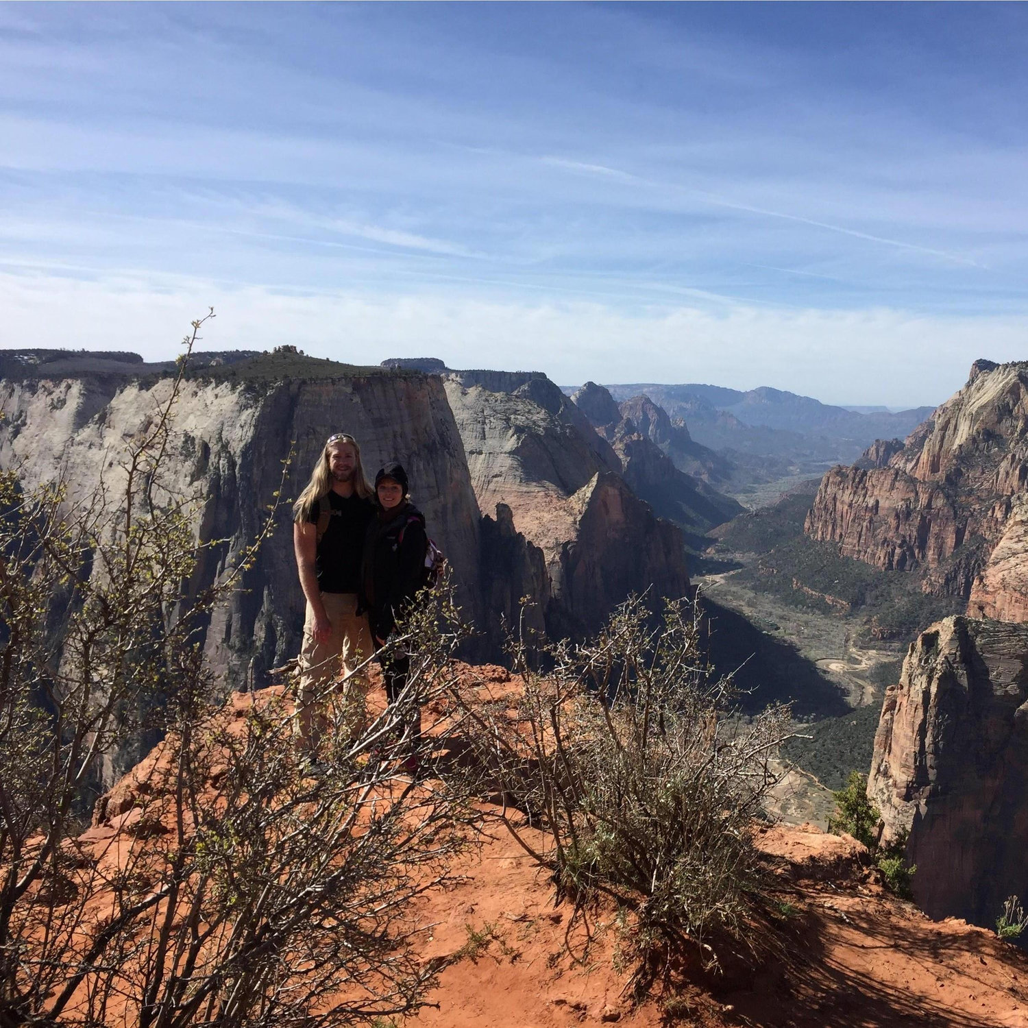 A fun hike to a beautiful view in Zion National Park.