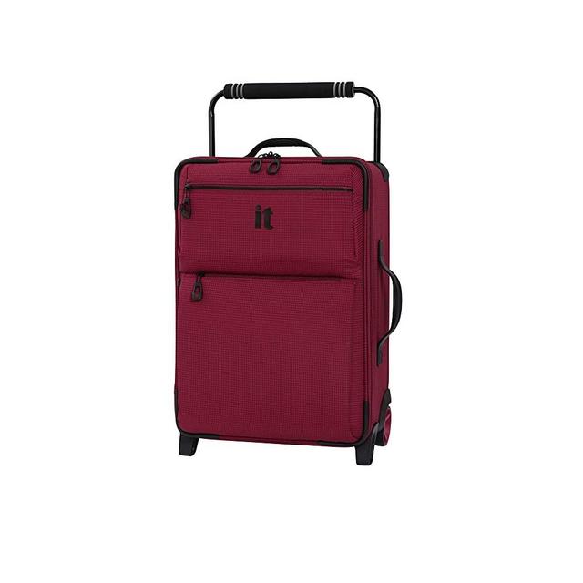 it luggage World's Lightest Los Angeles Softside Upright, Persian Red, Carry-On 22-Inch