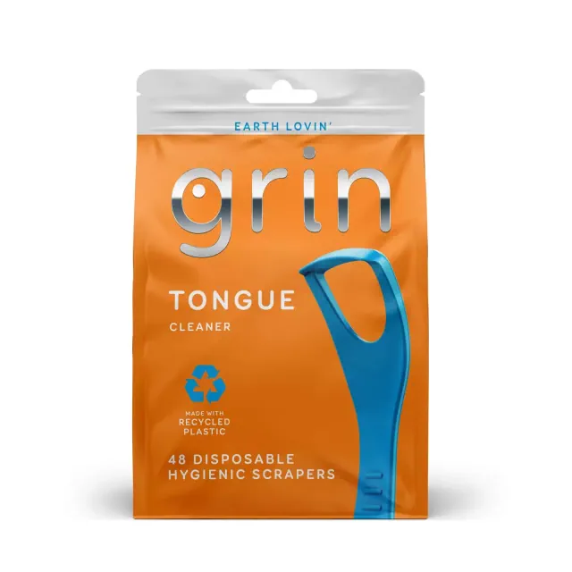 Grin Oral Care Tongue Cleaner - 48ct