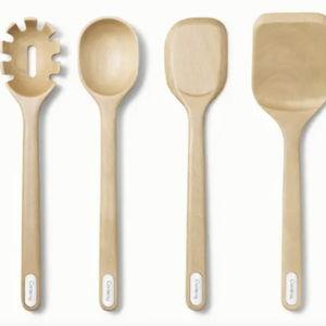 Utensil Set | 5-Piece Wooden Cooking Utensils | Caraway