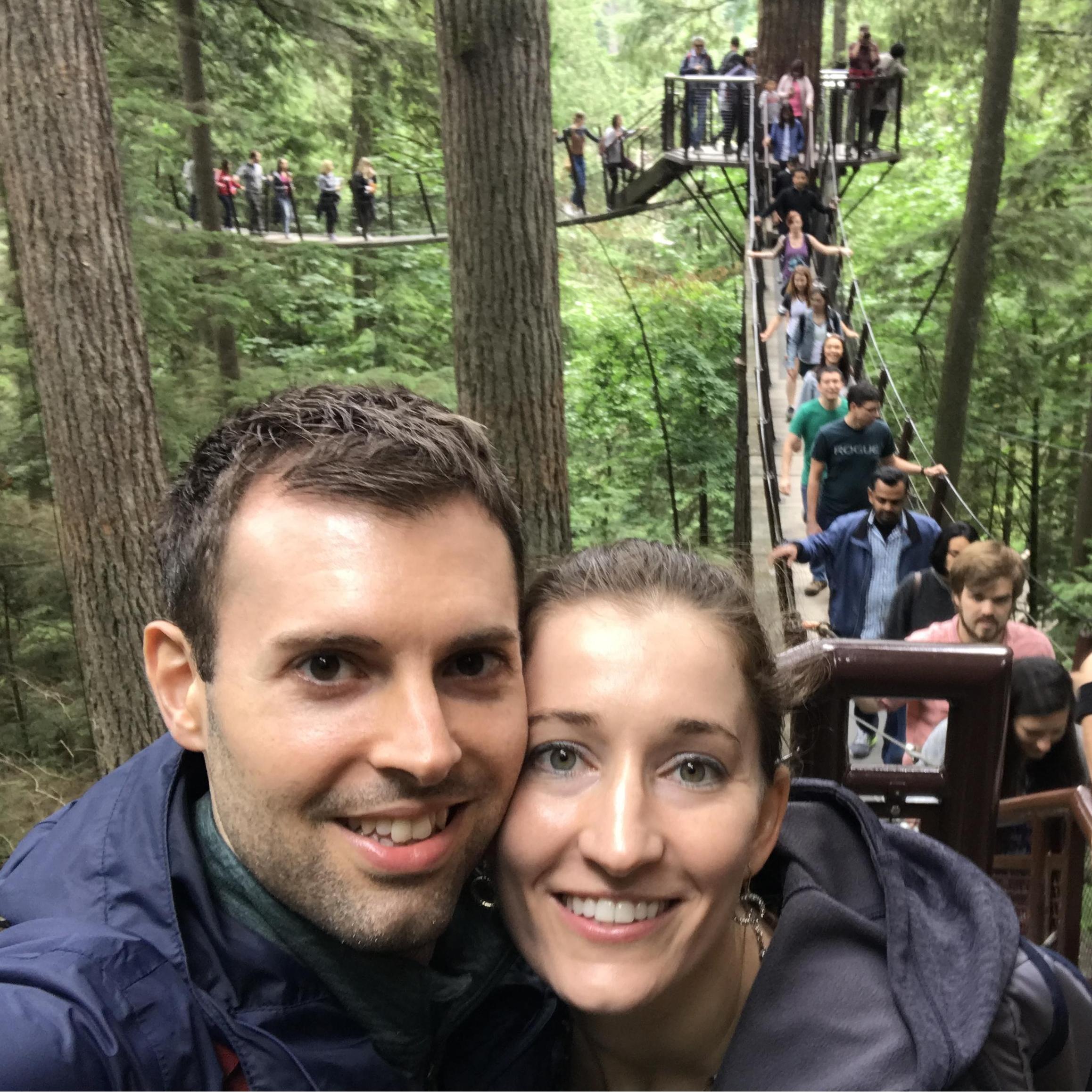 Capilano Suspension Bridge Park outside Vancouver