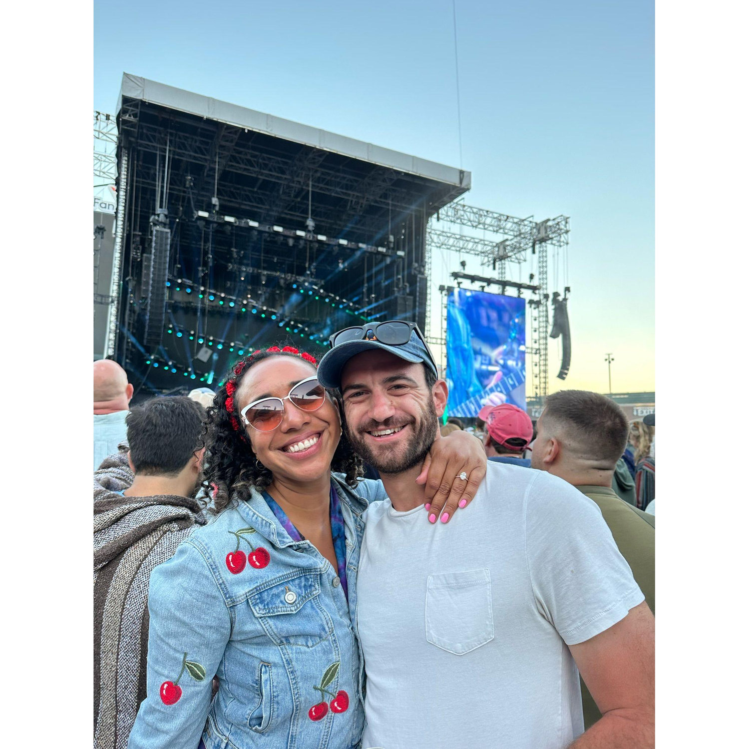 Jackie became a giants fan and Isaac became a deadhead... true love :)