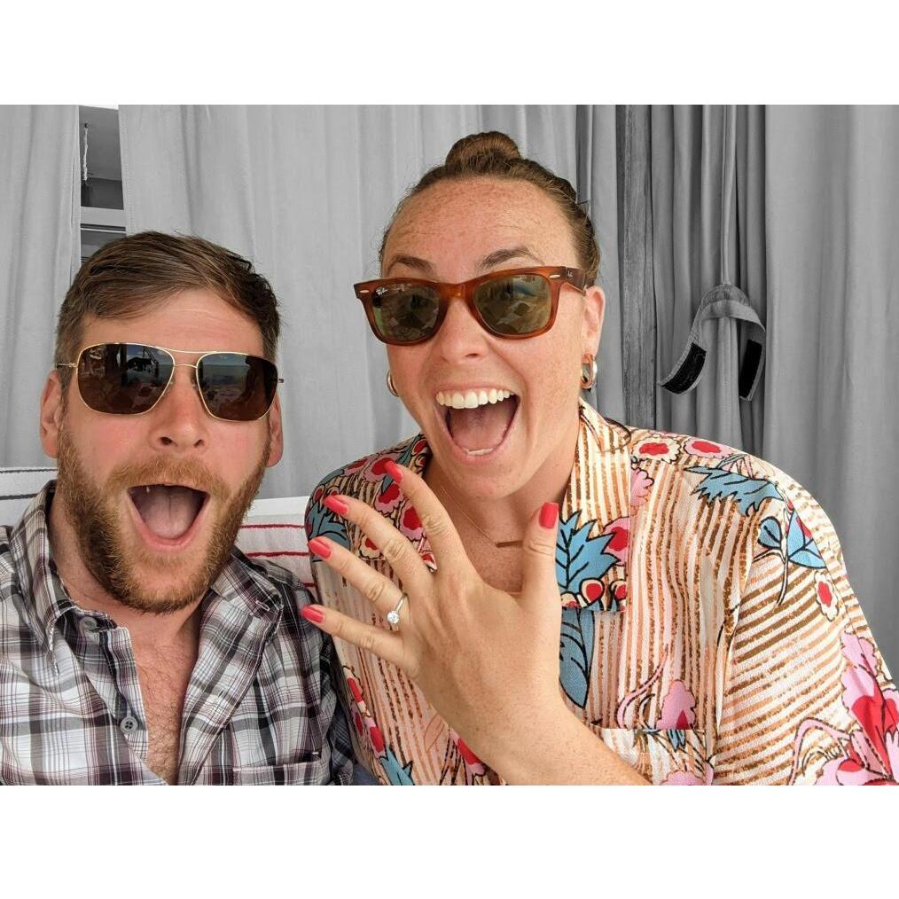 Celebrating that I said YES