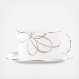Belle Boulevard Sauce Boat & Stand