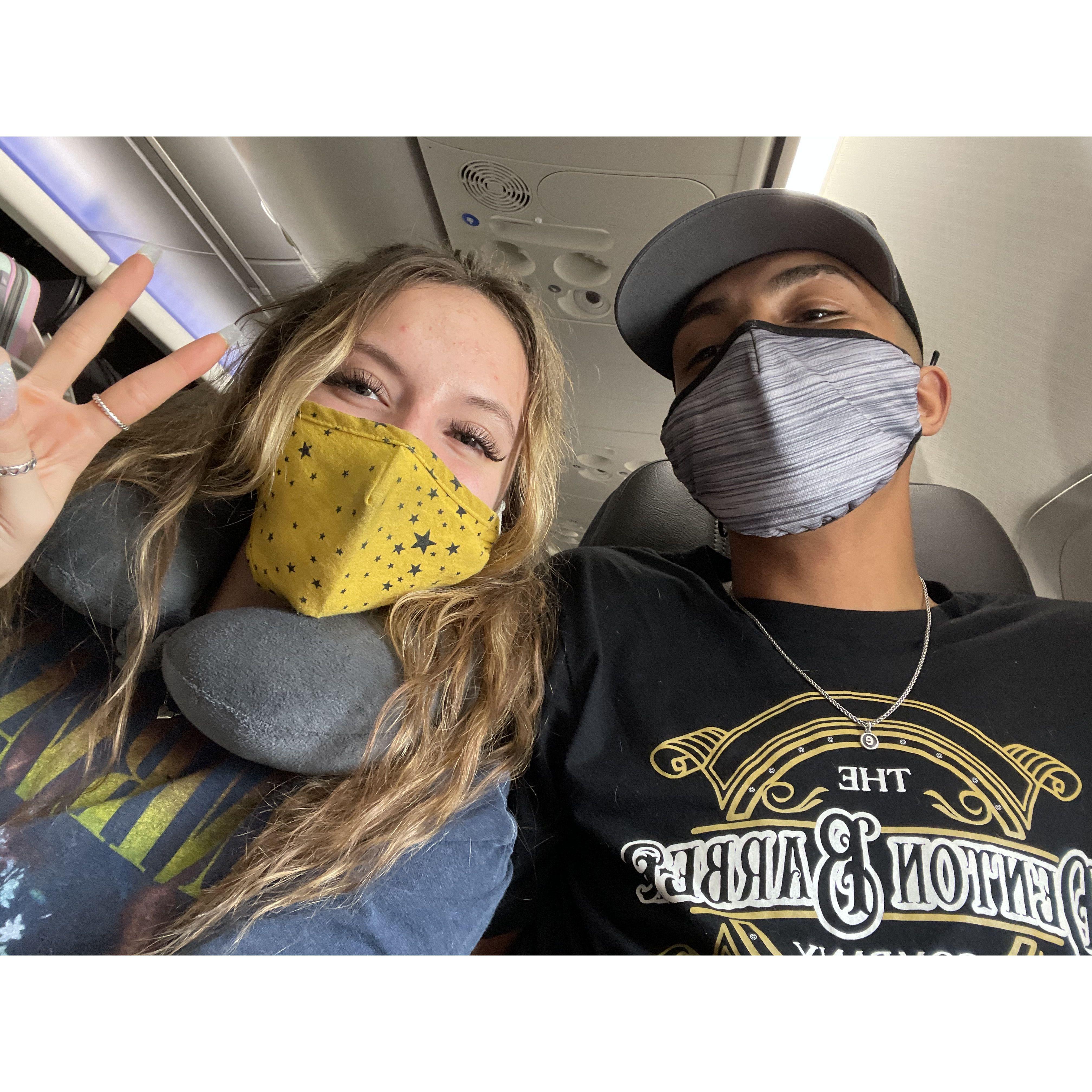 COVID plane rides