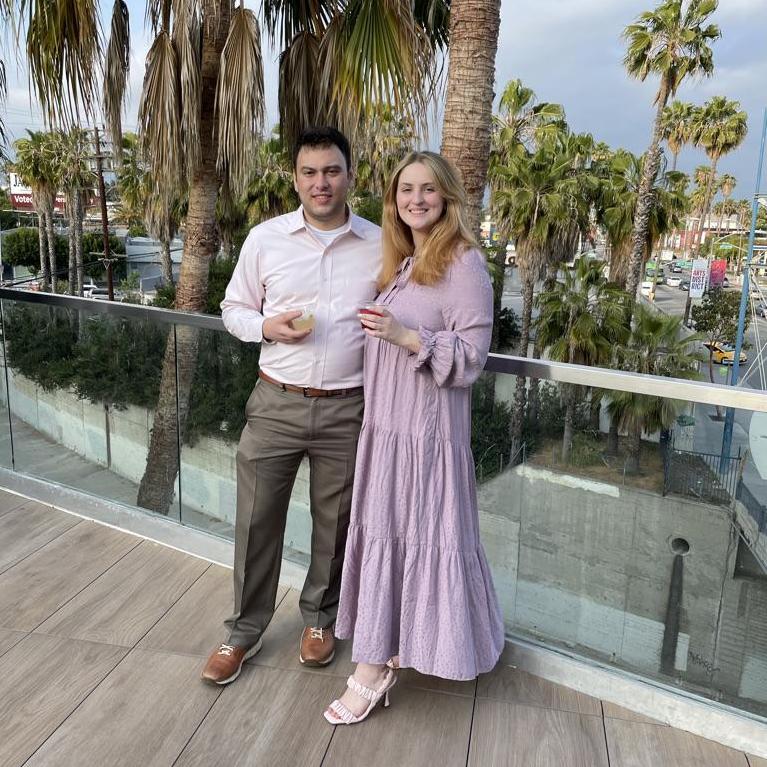 Justin and Marianna's rehearsal dinner, April 2021