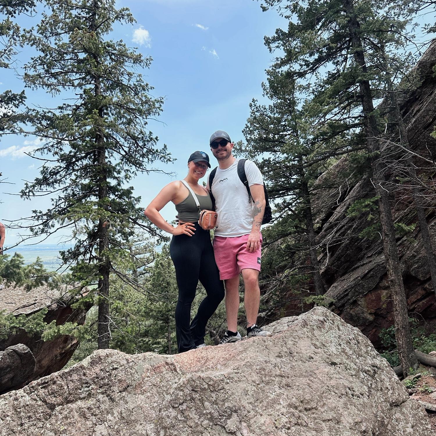 May 2025 -
Emily’s first time in CO - hiked the Flatirons in Boulder
